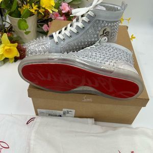 Men’s Christian Louboutin  spiked  high top sneakers size 41 made in Italy